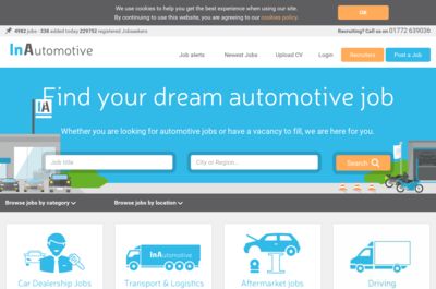 Screenshot of InAutomotive