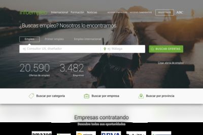 Screenshot of Infoempleo.com