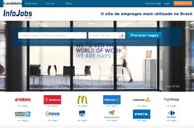 Screenshot of Infojobs brasil