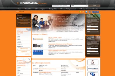 Screenshot of InformaticaLavoro