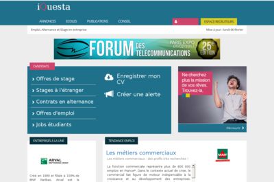 Screenshot of iQuesta