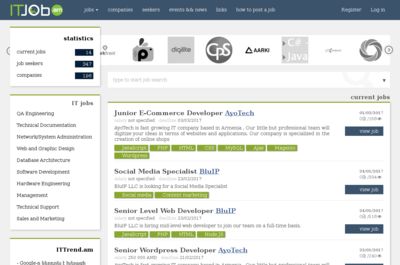 Screenshot of ITJOB.am