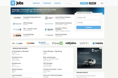 Screenshot of ITjobs