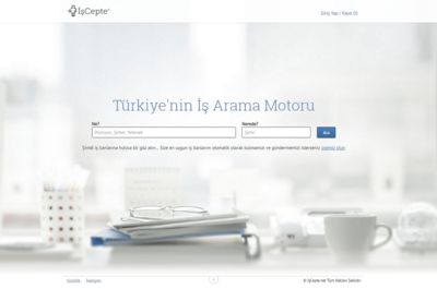 Screenshot of İşCepte.net
