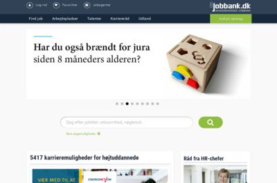Screenshot of Jobbank