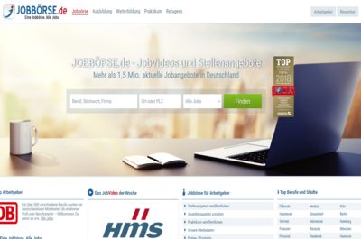 Screenshot of Jobbörse.de