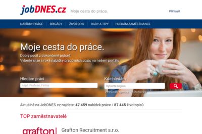 Screenshot of Jobdnes.cz