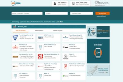 Screenshot of Jobejee