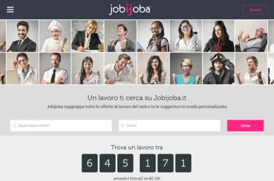 Screenshot of Jobijoba