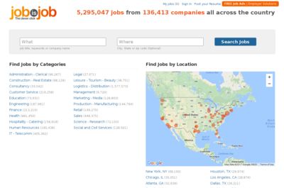 Screenshot of Jobisjob
