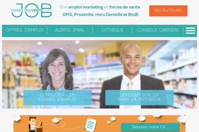 Screenshot of Jobmarketingvente