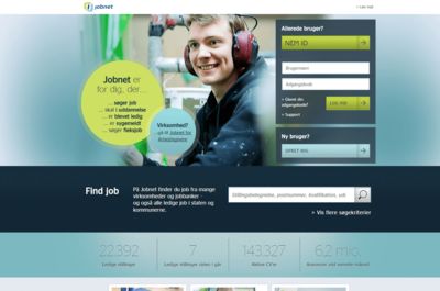 Screenshot of Jobnet