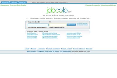 Screenshot of Joboolo
