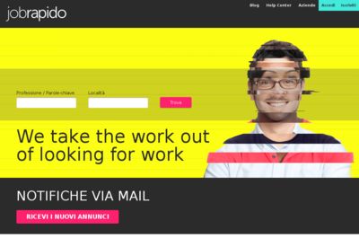 Screenshot of Jobrapido