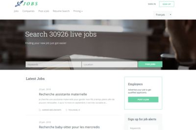 Screenshot of jobs.as