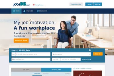 Screenshot of JobsDB