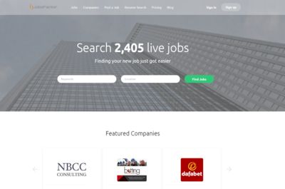 Screenshot of JobsFactor