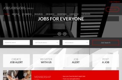 Screenshot of JobsJobsJobs