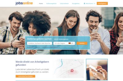 Screenshot of Jobsonline.de