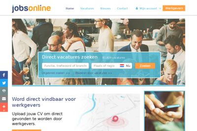 Screenshot of Jobsonline.nl