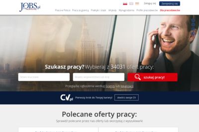 Screenshot of Jobs.pl