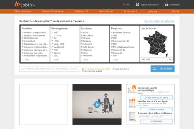 Screenshot of Jobtic