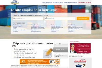 Screenshot of Jobtransport