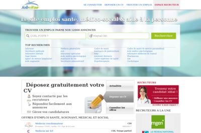 Screenshot of Jobvitae