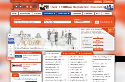 Screenshot of Jobxoom