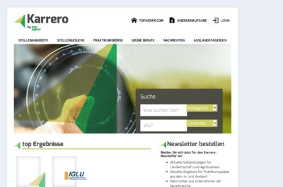 Screenshot of Karrero by top agrar