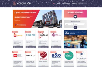 Screenshot of KosovaJob