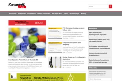 Screenshot of KunststoffWeb-Stellenmarkt