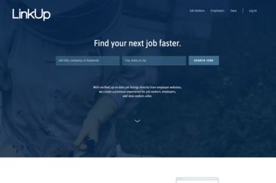 Screenshot of linkup