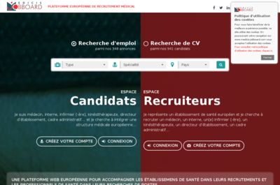 Screenshot of Medicis Jobboard