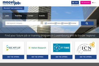 Screenshot of Moovijob