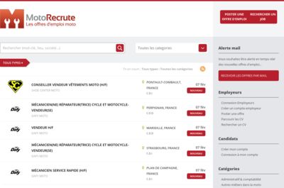 Screenshot of Motorecrute