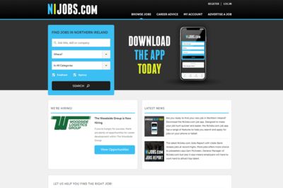 Screenshot of NIJobs