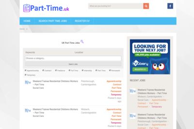 Screenshot of Part-Time.uk