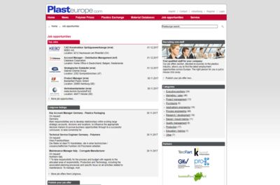 Screenshot of Plasteurope.com