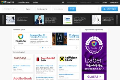 Screenshot of Posao.ba