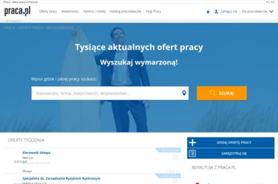 Screenshot of Praca.pl