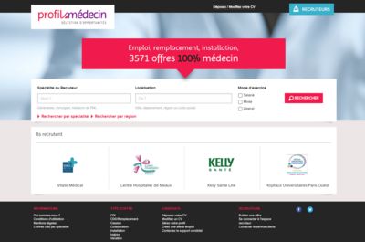 Screenshot of Profil Medecin
