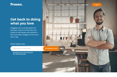 Screenshot of Proven