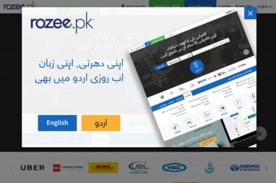 Screenshot of Rozee.pk