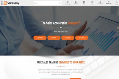 Screenshot of Sales Gravy