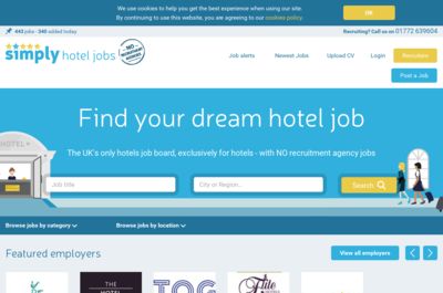 Screenshot of Simply Hotel Jobs