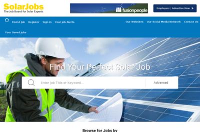 Screenshot of SolarJobs