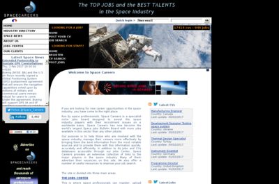 Screenshot of Space Careers