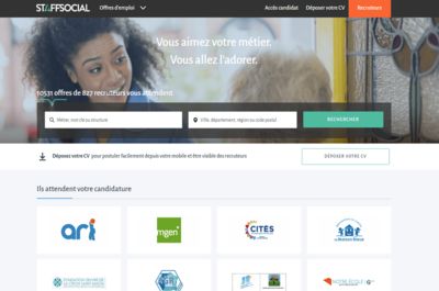 Screenshot of Staff Social