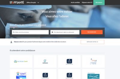 Screenshot of Staffsanté